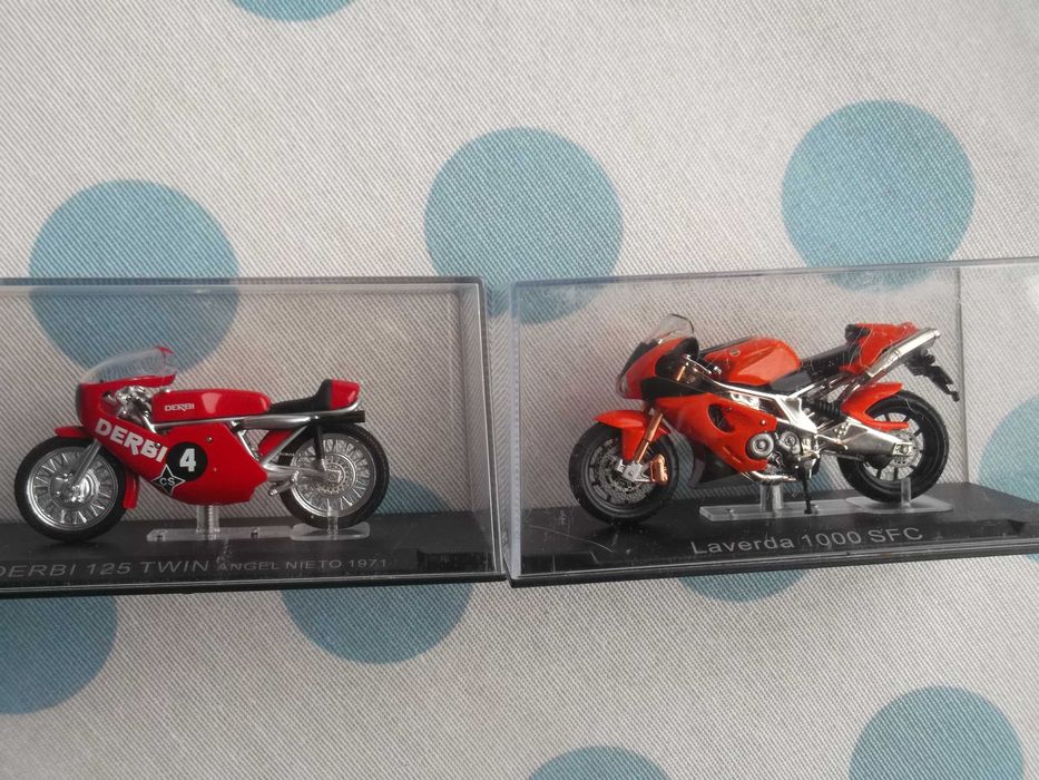 Motos de coleção à escala de 1.24