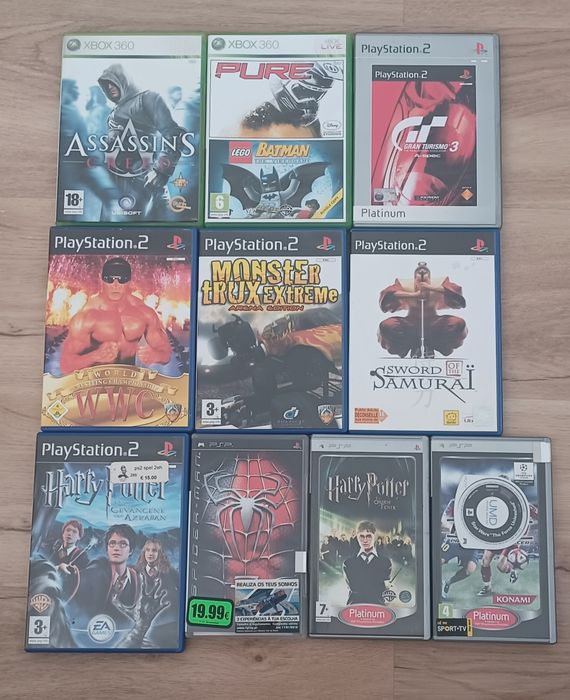 Jogos PSP/PS2/Xbox