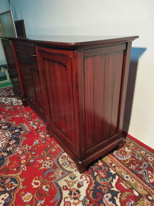 komoda kolonialna VINTAGE drewniana palisander długa 180 cm