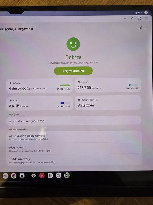 Galaxy Tab S9 Ultra SM-X910 16GB/1TB Book Keyboard Cover