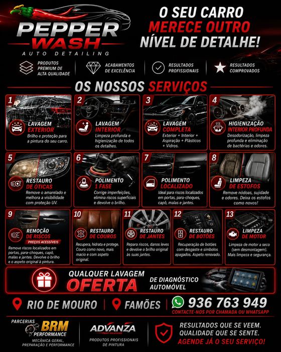 Vários serviços automóvel