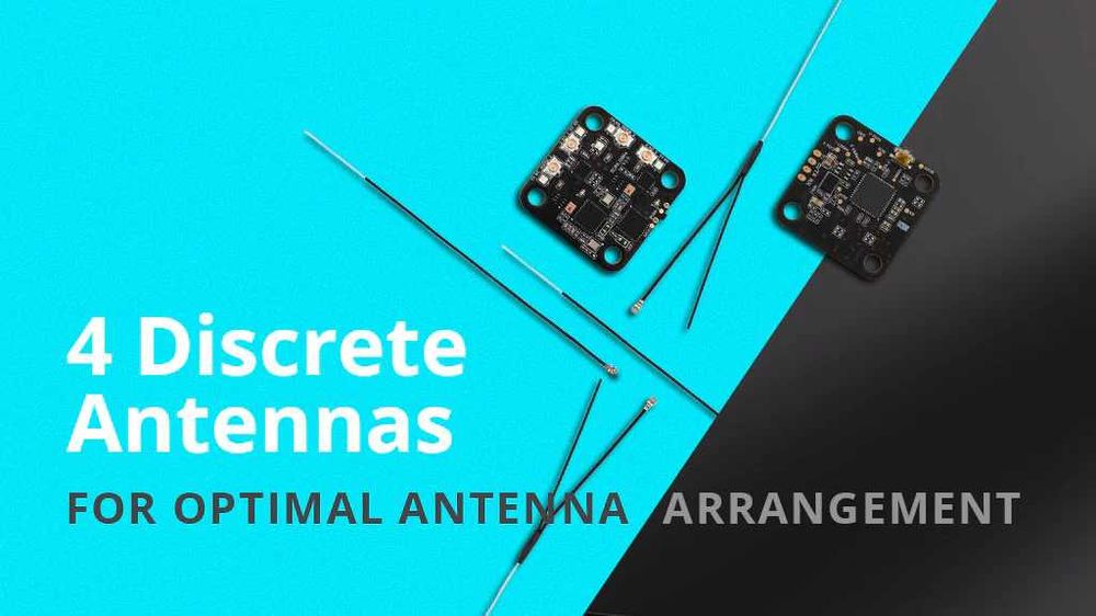 NEW Приймач RadioMaster DBR4 915 + 2.4 ELRS tx12 tx16s boxer es900rx