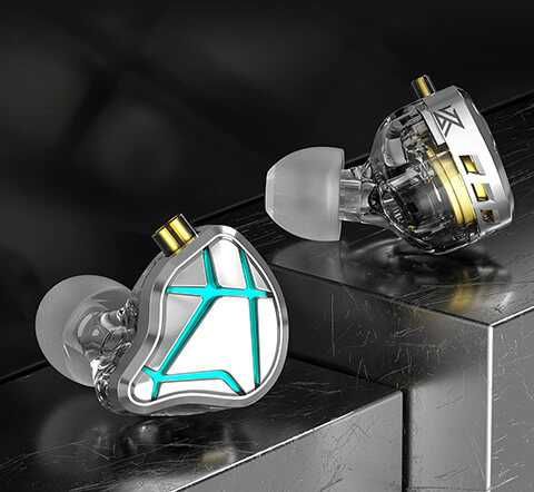 KZ ESX Słuchawki IEM no Mic.