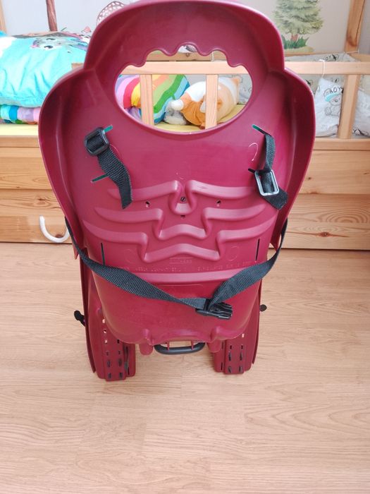Fotelik rowerowy max 22 kg Elibas GRATIS nakładka Minky