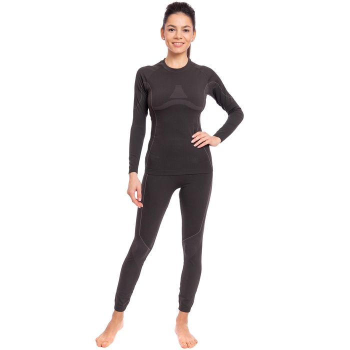 Комплект термобелья женский футболка и штаны Zelart 2198 размер M-L