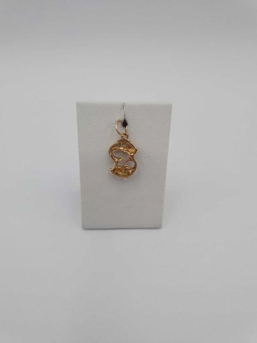 Złota zawieszka "rybki" P: 585 / G: 1,21