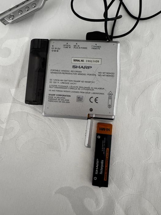 Mini disc sharp MD-MT190
