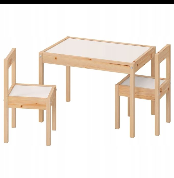 Stolik z dwoma krzesłami Ikea Latt