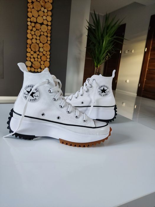 Converse run Star hike Conversy długie wysokie białe damskie r.37
