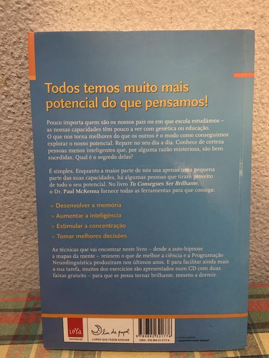 VENDO LIVRO NOVO TU CONSEGUES SER BRILHANTE