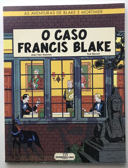 Livro banda desenhada O caso Francis Blake