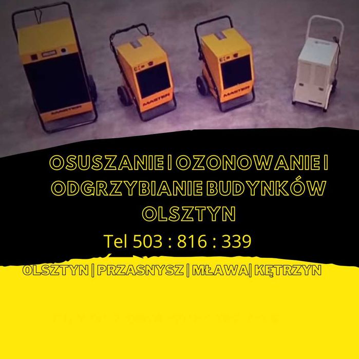 Wynajem Osuszaczy | Osuszanie Budynków| Odgrzybianie | Ozonowanie FV