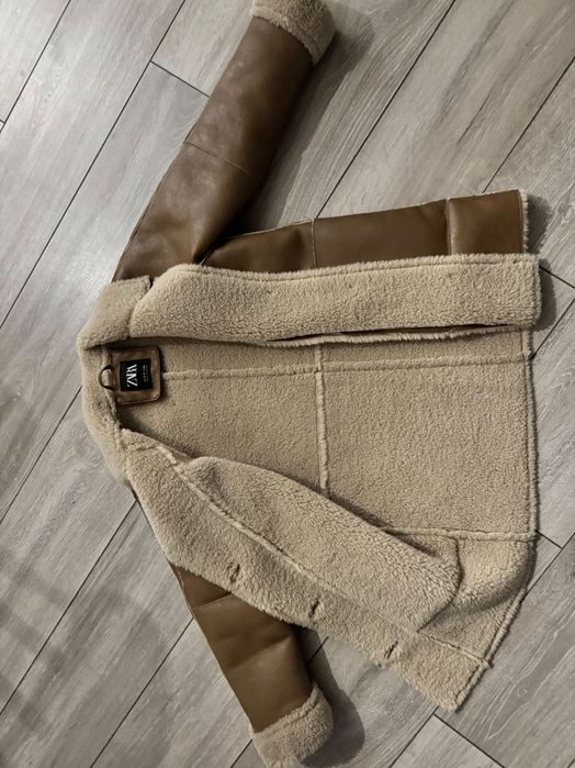 Довга весняна дублянка Zara