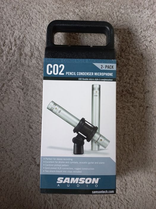 Microfones Samson CO2 (par)