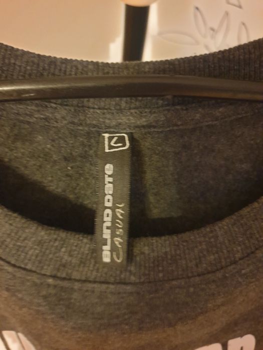 Bluza damska L szara napis