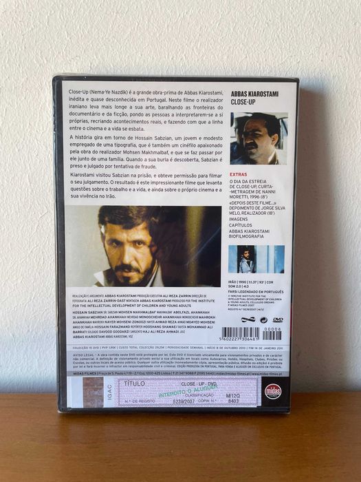 Abbas Kiarostami: Close Up [DVD Selado]
