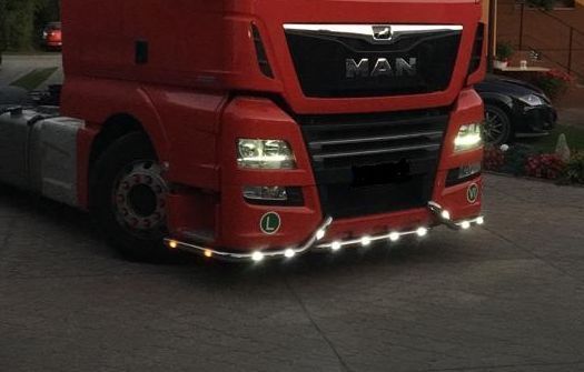 Orurowanie pod zderzak MAN Euro 6 / Euro 5 (3 elementowe)