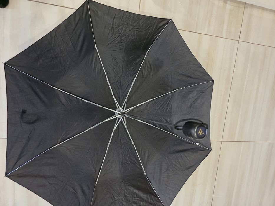 Parasol czarny  przeciwdeszczowy