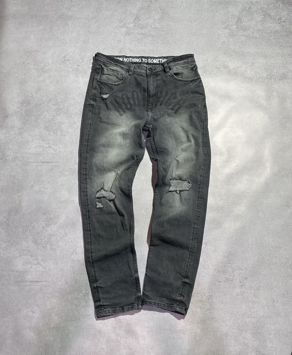 джинсы в стиле drip от бренда Hoodrich jeans