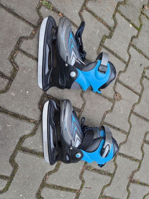 Łyżwy chłopięce niebieskie