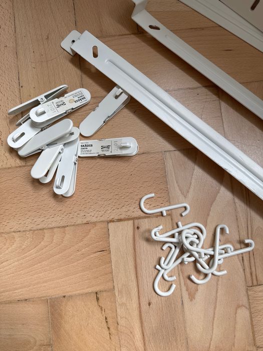 IKEA 2 tablice Skadis i akcesoria/ stan idealny