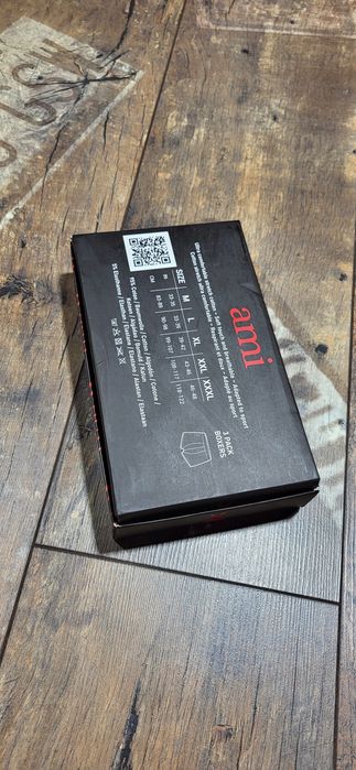 Ami bokserki męskie 3 pary bawełna premium XL