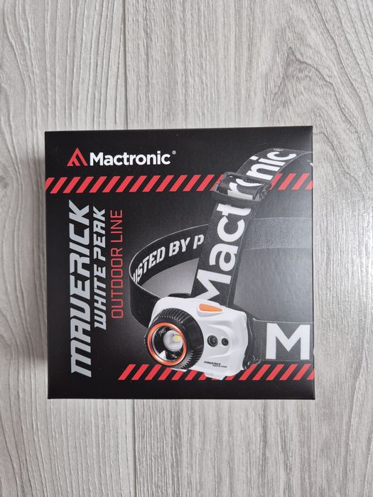 Latarka czołowa z funkcją fokus i sensorem ruchu MAVERICK WHITE PEAK,