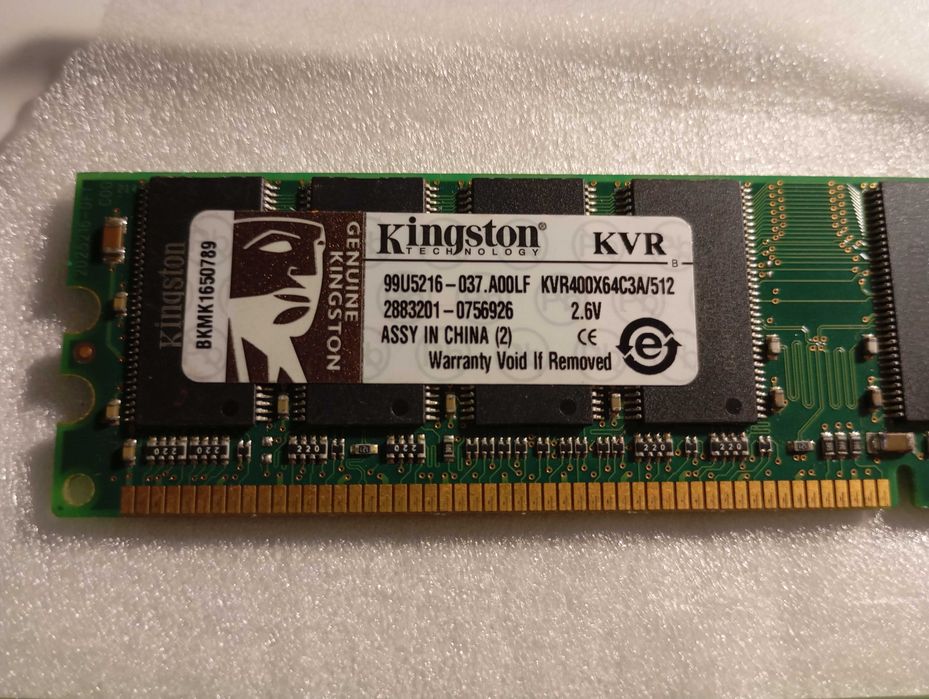 2 Kingston RAM Modules, 512 MB445166290060584961