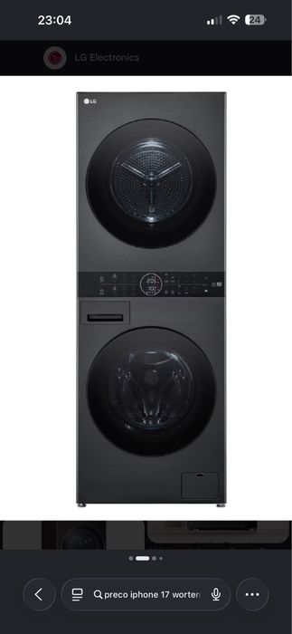 Maquina lavar e secar lg nova