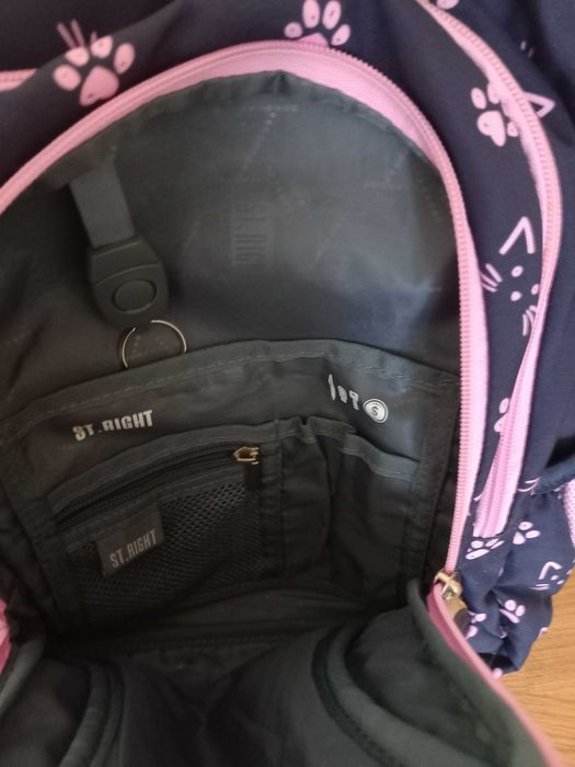 Plecak szkolny 1-3 + piórnik dwukomorowy St. Right