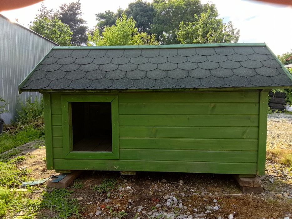 Buda dla Psa na Zimę Ocieplana Z przedsionkiem Duża okazja solidna