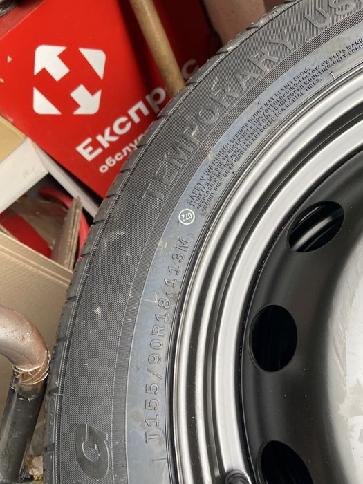 Докатка BMW БМВ X6 E71,F16 R18 5X120 155/90 новая 2022 года,домкрат