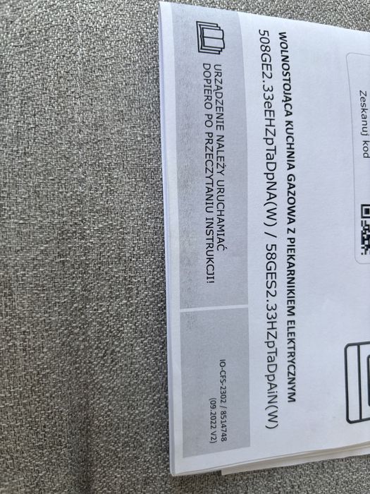 Pokrywa szklana do kuchenki Amica