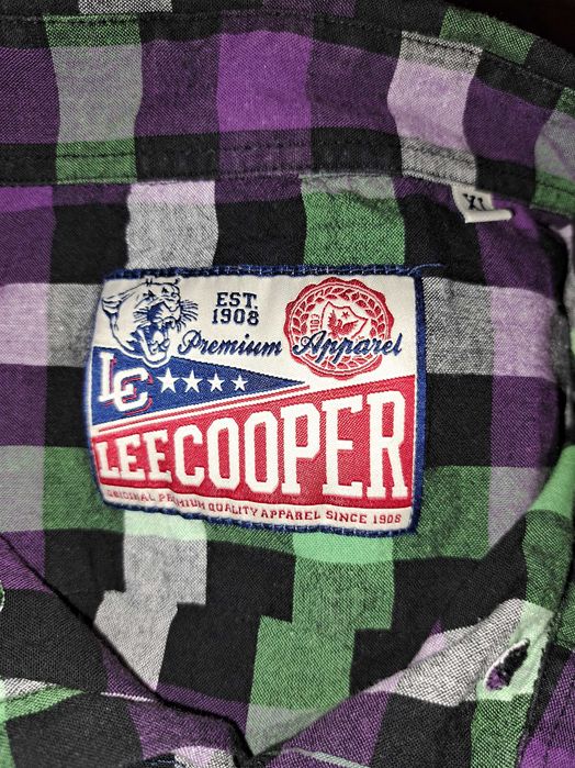 Koszula męska w kratę Lee Cooper XL