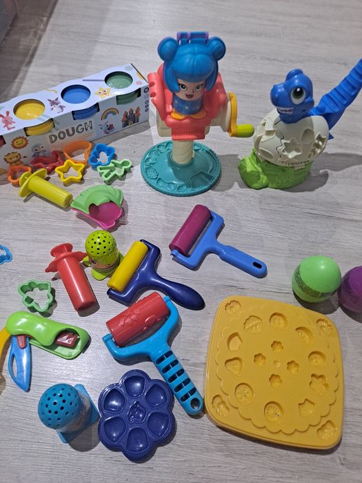 Zabawki playdoh fryzjer dinozaur