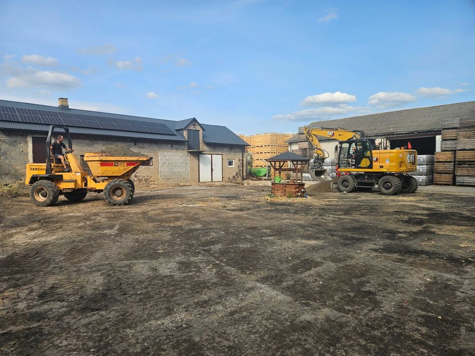 Wozidło terenowe 4x4 6t minikoparka4t wywrotka10t usługi z operatorem