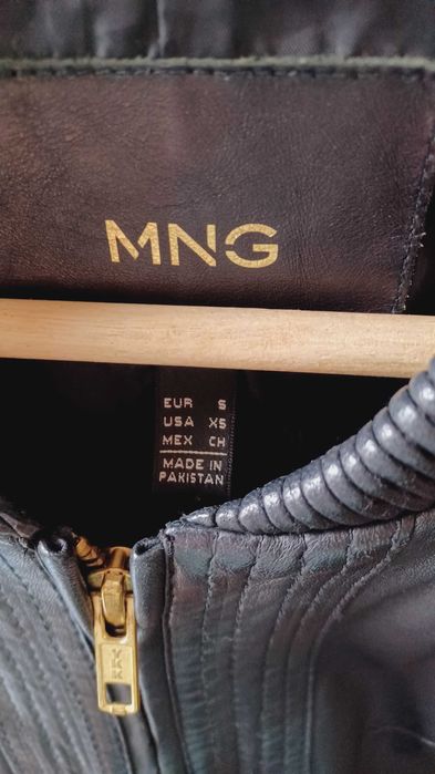 Kurtka skóra naturalna Mango S