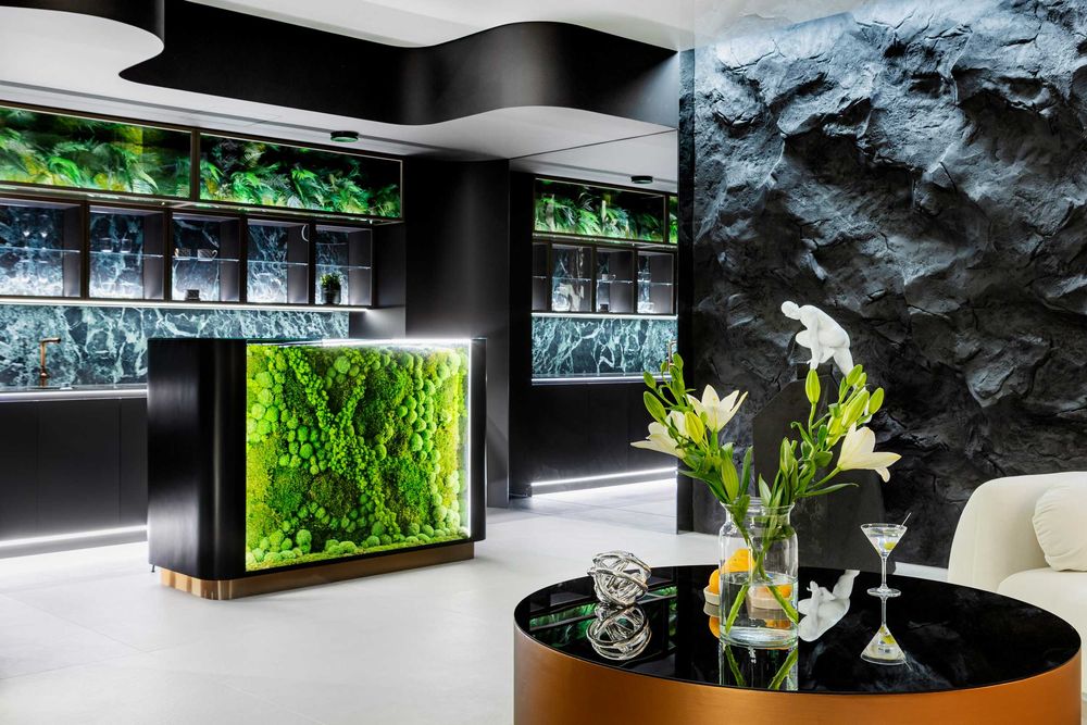 Meble na wymiar | Blaty kamienne | Kamień podświetlany |Spiek kwarcowy