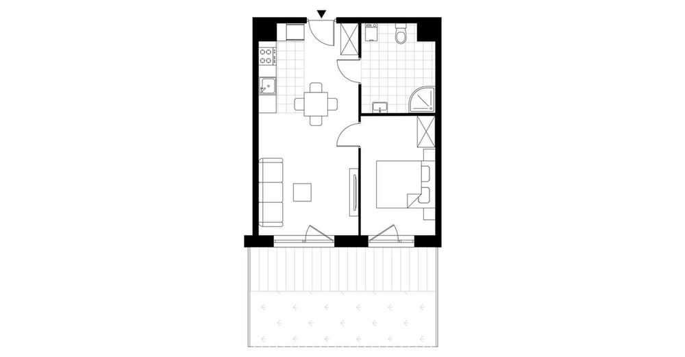 2-pokojowe mieszkanie 40m2 + ogródek Bez Prowizji