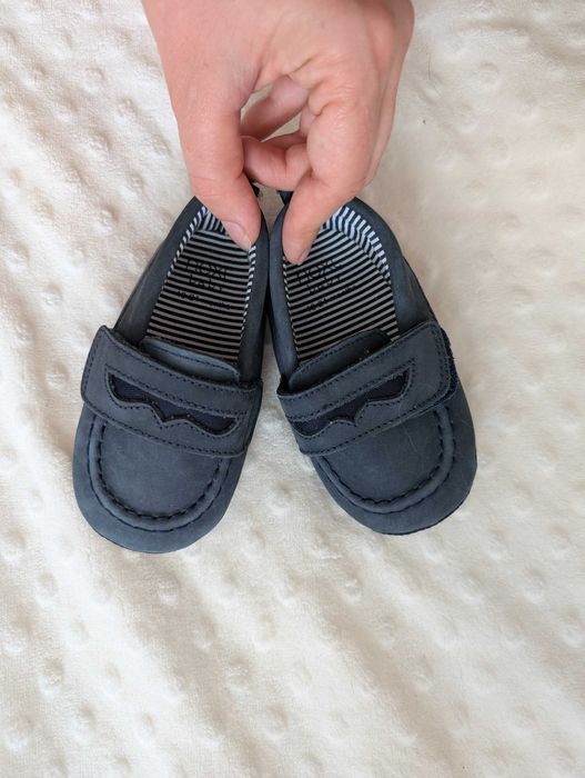 Дитячі пінетки мокасини на хлопчика Next baby,18-24 см. Можна на рочок