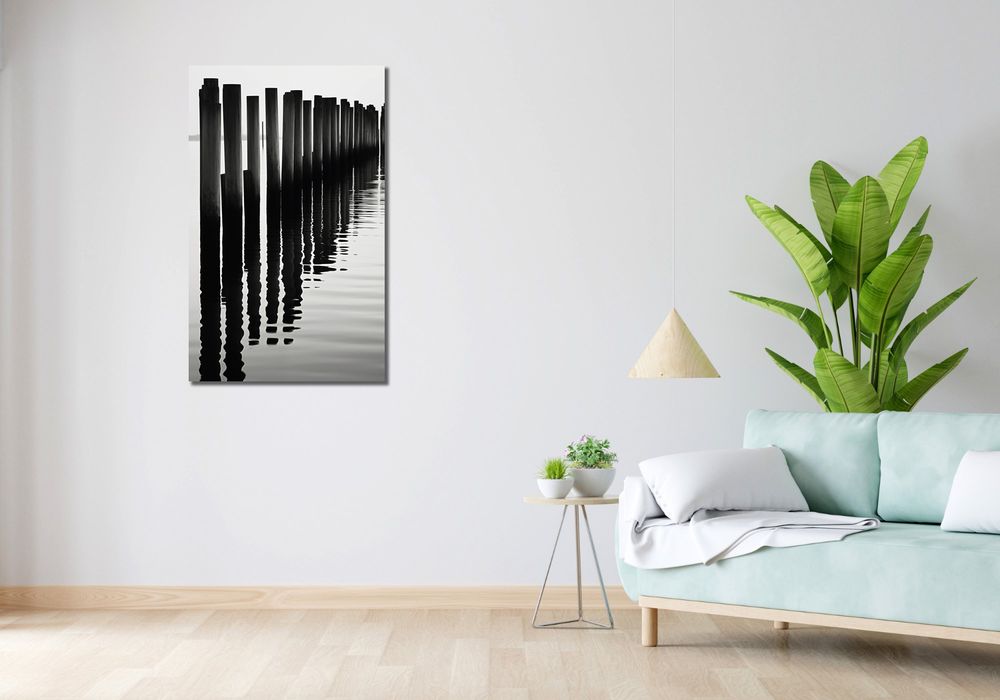 Obraz 60x100cm Rytm Wody i Drewna