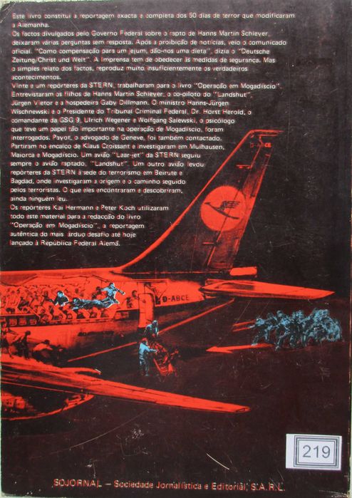 Stern - - - O Caso Schleyer (A Operação Mogadiscio) - - - - - Livro