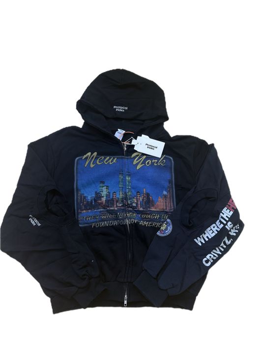 Protocol Index Reconstructed Sweatshirts Zip Hoodie зипка