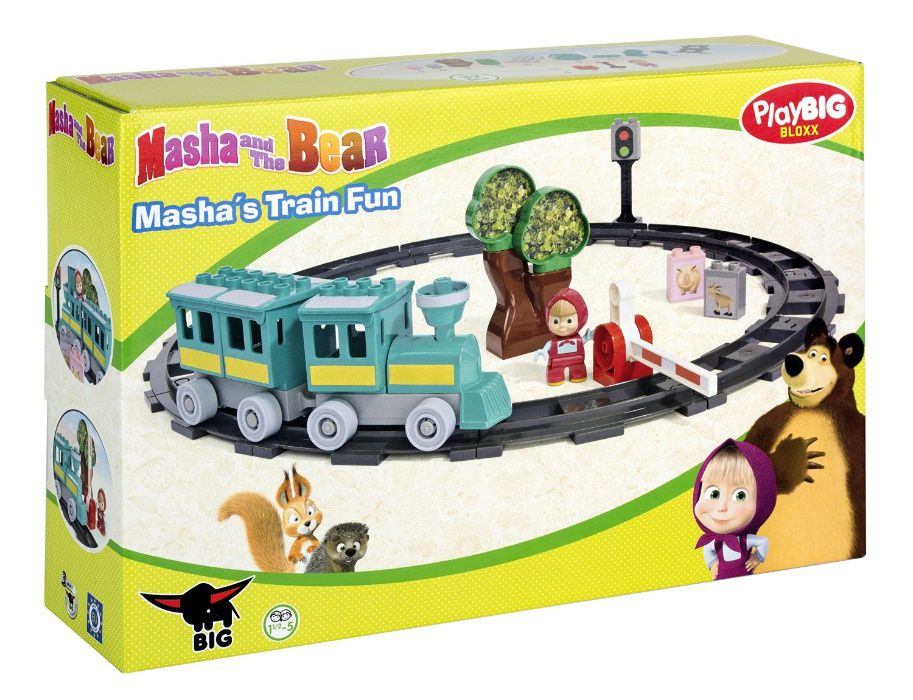 Zestaw kompatybilny z Duplo - Kolejka Masha 57095 (Play Big Bloxx)