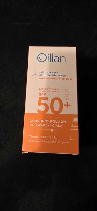 Oillan krem ochronny roll on 50 SPF