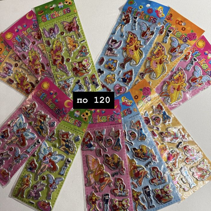 наклейки winx вінкс винкс наліпки