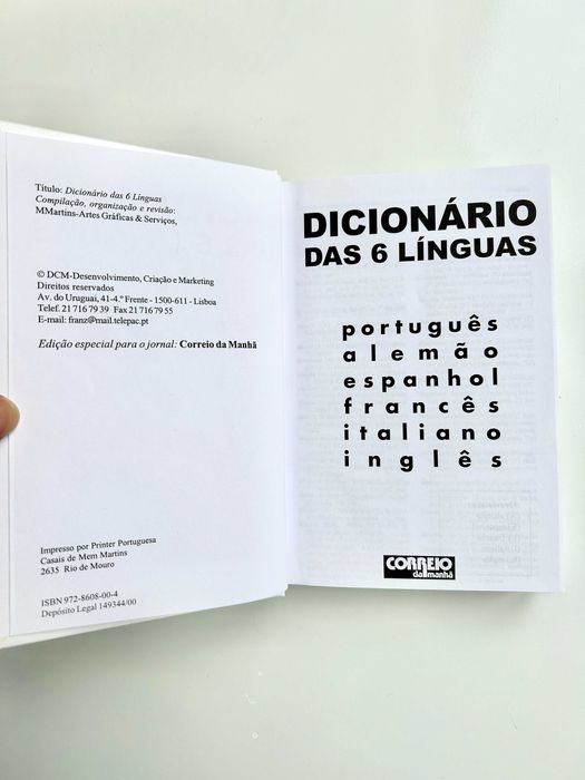 Dicionário das 6 Línguas