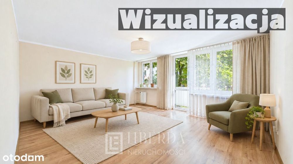 3 pokoje | 57,9 m² | LSM | 1-piętro
