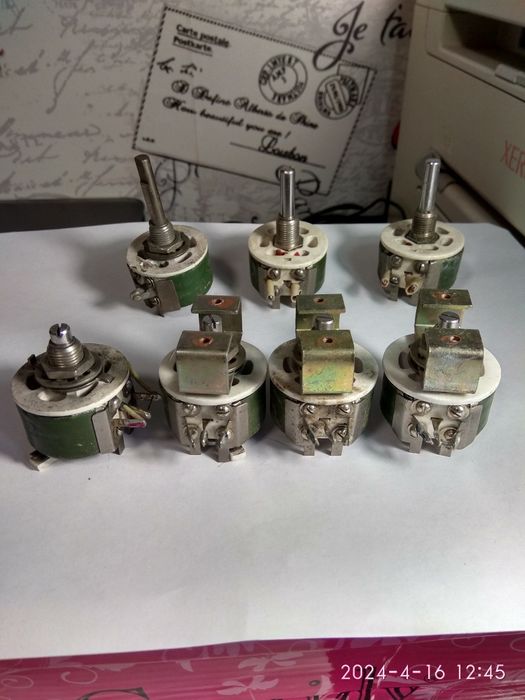 Резисторы проволочные, регулируемые мощные разные.