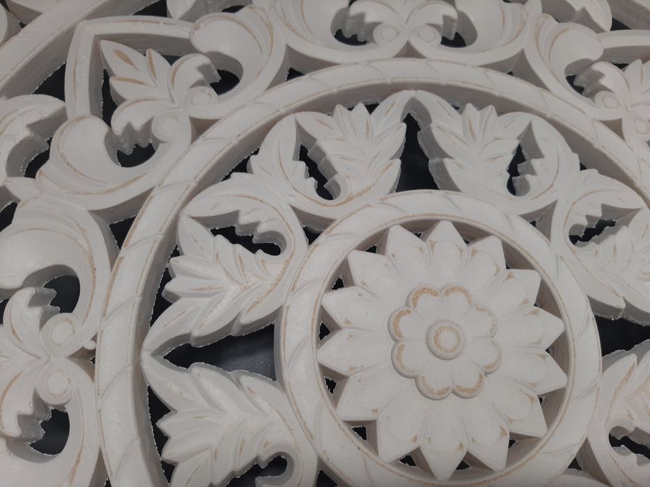 Biały podświetlany dekor ścienny panel dekoracyjny